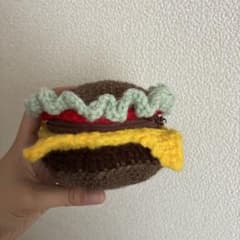 【ハンドメイド】ハンバーガーポーチのサムネイル