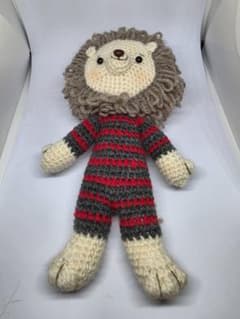 あみぐるみ ライオン ハンドメイド ぬいぐるみ(大)のサムネイル