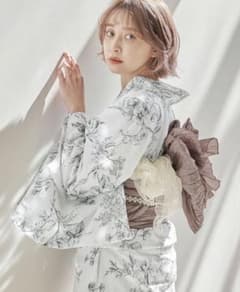 Dita 雪月花 浴衣3点セット 浴衣・ 帯・下駄 美品のサムネイル