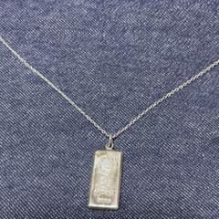 fine silver 999 インゴッド型 ペンダント シルバーバー 925 シルバー925 ARGENT 999 インゴット 5g ペンダントトップ - メルカリ