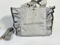 JILL STUART BOOK ハートフリルバッグ GRAY ver.