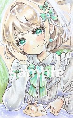 つんつん 手描きイラスト オリジナルイラスト アナログイラスト - メルカリ