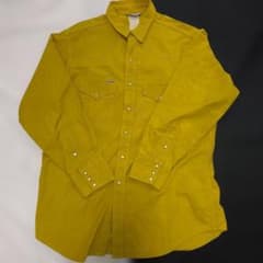 Carhartt カーハート 長袖シャツ XLイエロー　スナップシャツ タグ無しのサムネイル