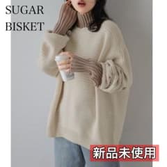 ⭐️新品未使用⭐️SUGARBISKETレイヤード風ニットトップス Freeタグ付きのサムネイル
