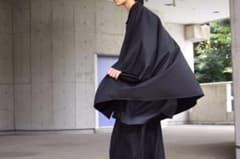 BISHOOL ウールギャバジンポンチョシャツのサムネイル