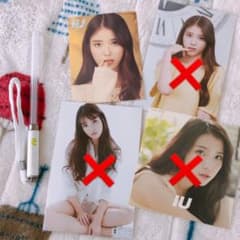 IU 写真　シール　ペンライトのサムネイル