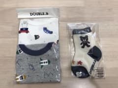 ミキハウス　ダブルビー　Tシャツ2枚入り　靴下　セットのサムネイル