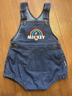 Disney Mickey Mouse 데님 롬퍼스 바지