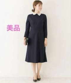 未使用★CELFORD セルフォード　襟付き2wayワンピース　紺　ネイビー38 CELFORD セルフォード 襟付き2wayワンピース 紺 ネイビー 36 - メルカリ
