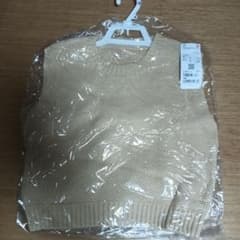 UNIQLO ベビー ニット トップス 100cm ベージュのサムネイル