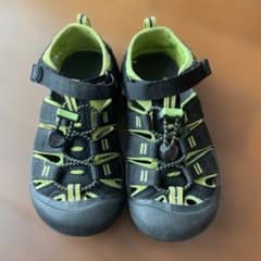 KEEN アウトドアサンダル ブラック ライムグリーン　19.5㎝のサムネイル