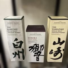 サントリー ウイスキー 3本セット 白州 響 山崎 - メルカリ