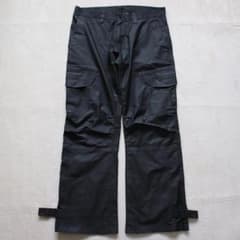 TETE HOMME ギミックカーゴパンツ アジャスター ボンテージ 光沢生地