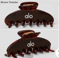 alo ヘアクリップ ブラウン トータスのサムネイル