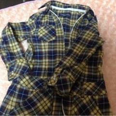purple&yellowシャツワンピースのサムネイル
