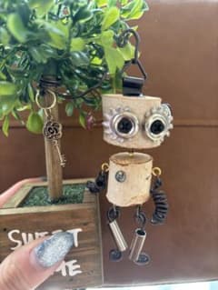 ハンドメイド キーホルダーチャーム レトロのサムネイル