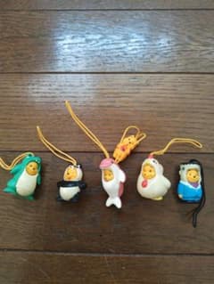 くまのぷーさん　おきがえフィギュアマスコット　平成当時物　平成レトロ
