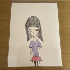 現代アート　手描き　ポストカードのサムネイル