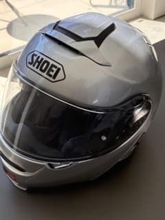 1度のみ使用 SHOEI フルフェイスヘルメット シルバー neotec2 - メルカリ