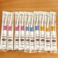 値下げ‼︎‼︎ profits ワンタフトブラシ　やややわらかめ　10本セットのサムネイル