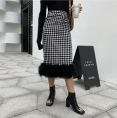 【Momo様専用】☆新品☆ バースデーバッシュ ボトムファー チェック スカートのサムネイル