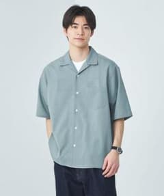 【Sサイズ】ウォッシャブルトロ ジャストルーズオープンカラーシャツ LIMEのサムネイル