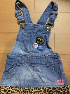 デニム ジャンパースカート 90のサムネイル