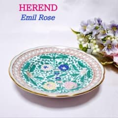 未使用美品ヘレンド【エミルローズトゥッピーニの薔薇】プレート・マスターペインター 未使用美品ヘレンド【エミルローズトゥッピーニの薔薇】プレート