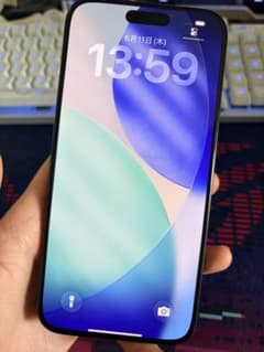 極美品iPhone15Promax 256G/US/100%/物理sim2枚 - メルカリ