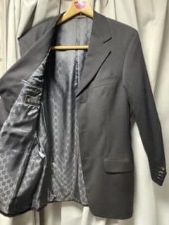 D*ト様 美品 GUCCI裏地GGマーク色は濃紺シン グルテーラードジャケット4 D*ト様 美品 GUCCI裏地GGマーク色は濃紺シン グルテーラードジャケット
