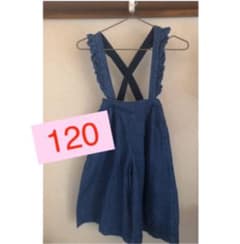 サロペット  パンツ ワイドパンツ 120cmのサムネイル