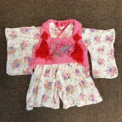 【あい様専用】ベビー服　女の子　袴ロンパースのサムネイル
