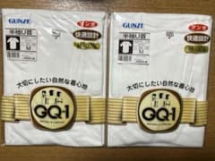 GUNZE グンゼ 半袖U首 Mサイズ 2枚セット 綿100％ メンズ肌着のサムネイル