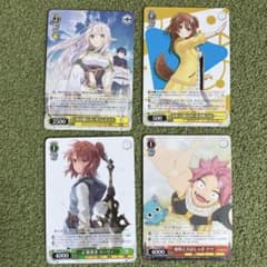 ヴァイスシュヴァルツ トレーディングカード4枚セット - メルカリ