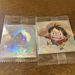 ワンピースシールウエハース15 ルフィ5thレア＆パラレル 2枚セットのサムネイル