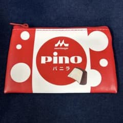 모리 나가 유업 morinaga pino 미니 파우치 레드
