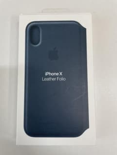 APPLE 純正　iPhone X用　手帳型　レザーケースのサムネイル