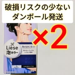 花王 リーゼ 泡カラー ダークネイビー ヘアカラー アッシュ 黒髪