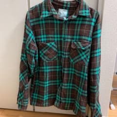bal グリーン チェック ネルシャツのサムネイル