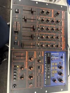 希少E&S DJR-400FX 名機ロータリーミキサー 赤GSAノブ 木製パネル