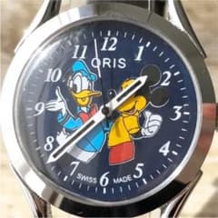 オリス Oris メンズ腕時計 アンティーク ビンテージ 手巻き ネイビー レアのサムネイル
