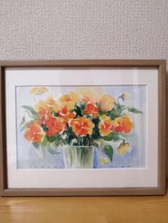 水彩画　朝の光のサムネイル