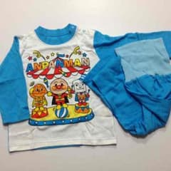 【新品】95アンパンマンパジャマ腹巻き付＊青のサムネイル