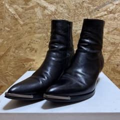 セリーヌ 22AW メタルトゥジップコニックブーツ 43 - メルカリ