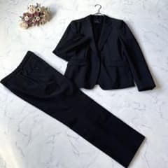 美品✨23区 スーツ パンツセット 38 黒 オンワード樫山 フォーマル