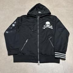 Mastermind Adidas パーカー ジップアップ ジャージ 黒 L - メルカリ