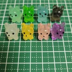 フレンチブルドッグ デコパーツ 8個のサムネイル