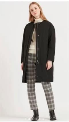 UNIQLO ユニクロ ハイブリッドダウンコクーンコート 黒 Sサイズのサムネイル