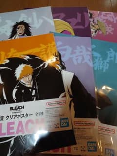 BLEACH 이치 반 쿠지 G상 클리어 포스터 6종