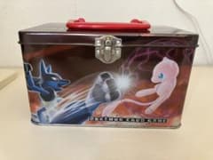 【超希少】ポケモンカードケース　まとめ売り10点➕ミュウ　ルカリオ空缶 様 ポケモンカード ギフトボックス ルカリオ・ミュウver. 缶ケースのみ